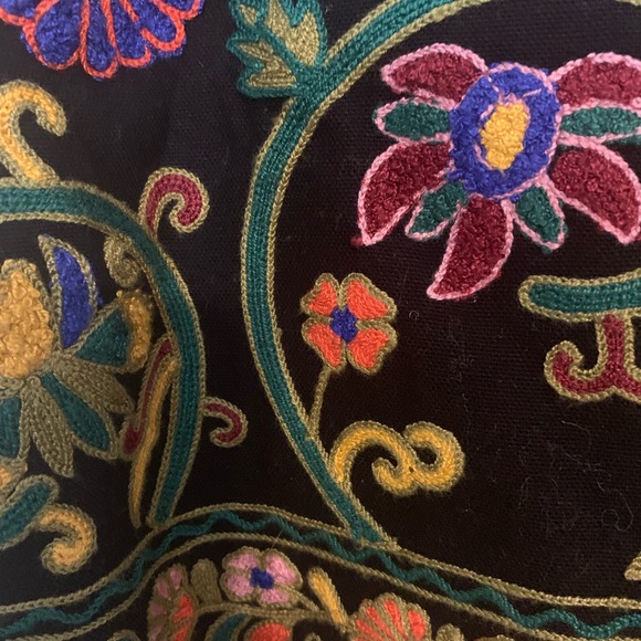 Zara embroidered mini skirt size small / xs - Picture 4 of 6